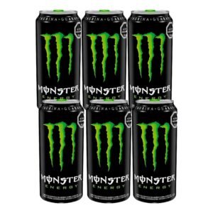 Monster Energy original verde, pack de 6 latas de 473 ml