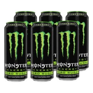 Monster Energy Zero Sugar, pack de 6 latas de 473 ml