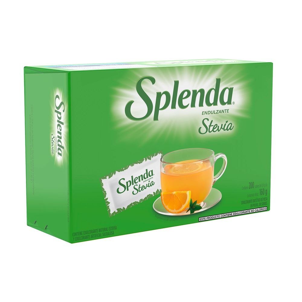 Splenda Stevia en sobres, caja de 200 unidades