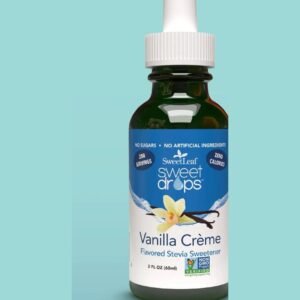 SweetLeaf Sweet Drops sabor Vanilla Crème, frasco gotario de 60 ml